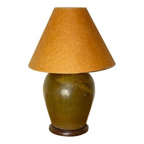 Ancient Chinese Glazed Vessel Lamp