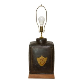 Antique Tea Container Number 3 Lamp