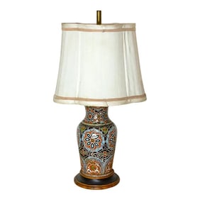 Vintage Marrakech Pottery Lamp