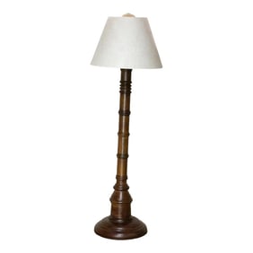 Elegant Turned Wood French Lamp