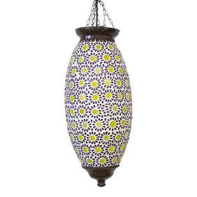 Sunflower Mosaic Lamp