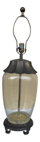 Chapman Glass Brass Table Lamp