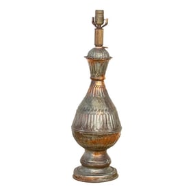 Antique English Copper Lamp