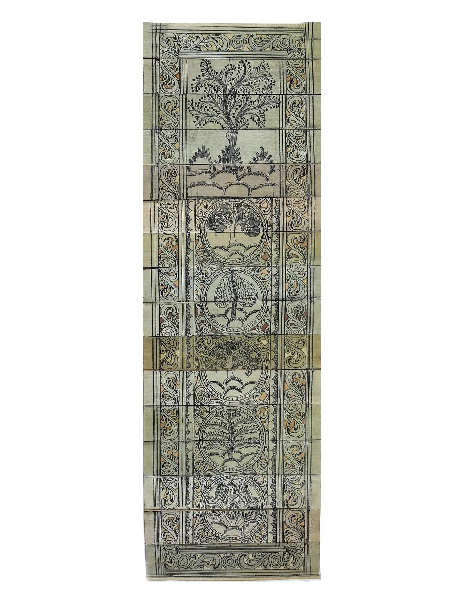 Tree Series 238: Specifications WRB859 Paata painting from Orissa 16 inch Height X 6 inch Width Weight 300 gm Reserve: $41.00 Shipping: Domestic: Shipping rates are determined by destination International: