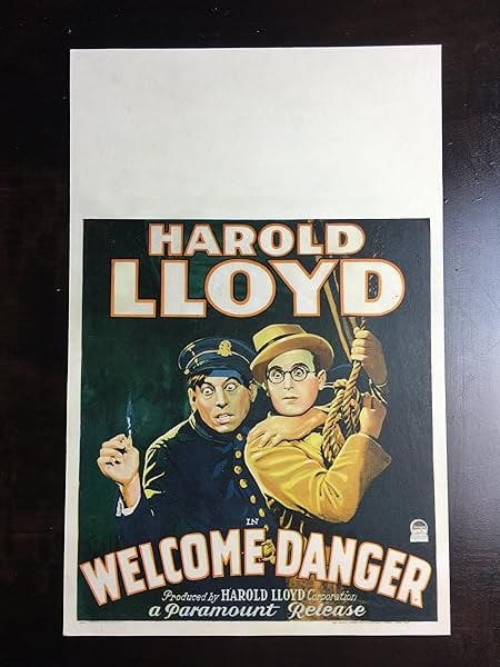 Welcome Danger - Harold Lloyd (1929) US Window Card Movie Poster (1 of 1)