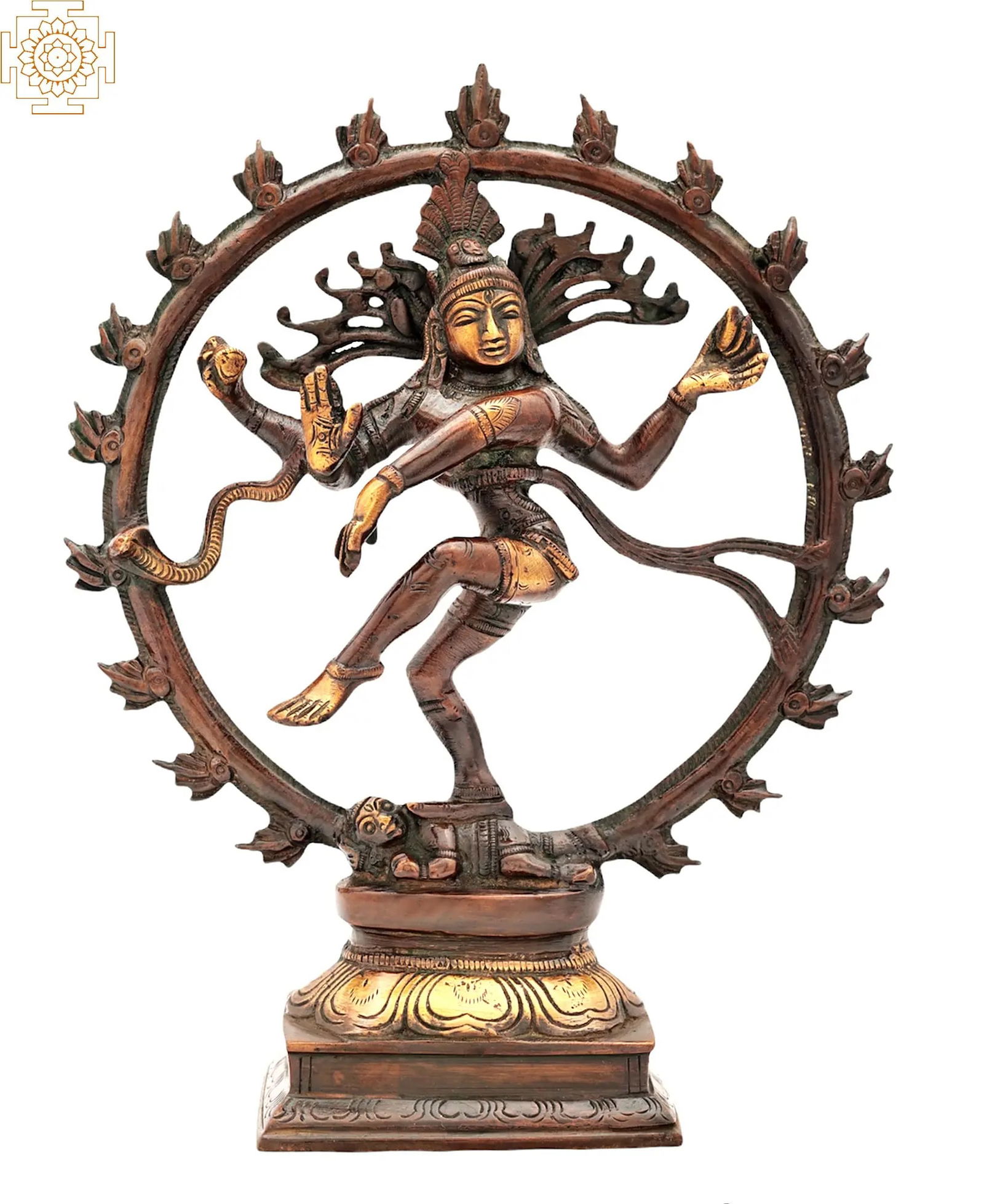 9" Nataraja in Brass | Handmade | Made In India (1 of 3)