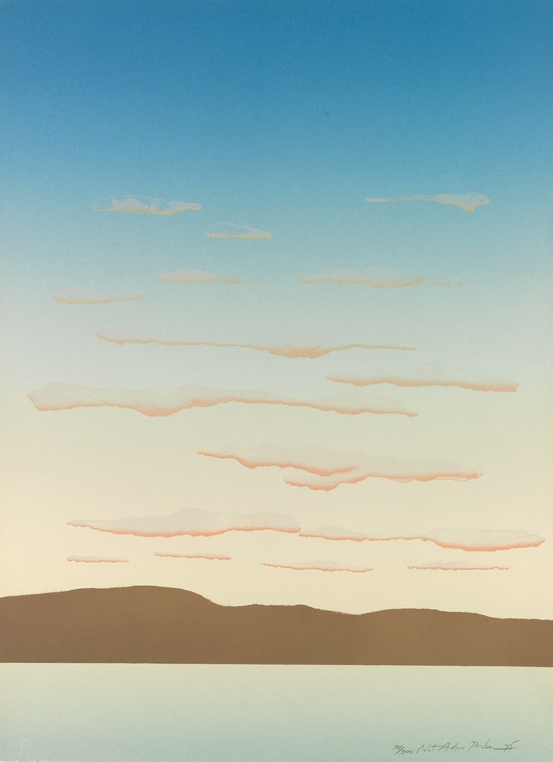 Robert Andrew Parker: Sunrise: Artist: Robert Andrew Parker Title: Sunrise Type: Work on paper Date: 1975 Medium: Lithograph Dimensions: 30 x 22 inches Signed and Dated: Signed and numbered in pencil Edition/Publisher/Notes: From "