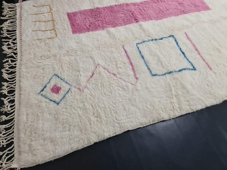 White Authentic Soft Rug - 5