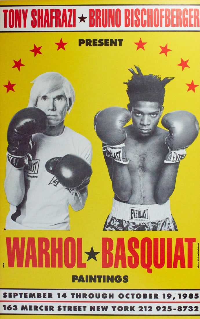 ANDY WARHOL x BASQUIAT BOXING POSTER (1 of 1)