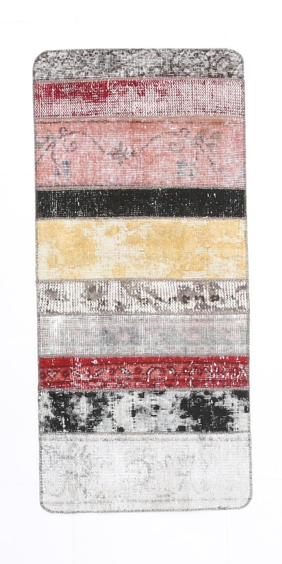 3'12'' x 1'9'' Turkish Vintage Runner Rug - 22659 (1 of 18)
