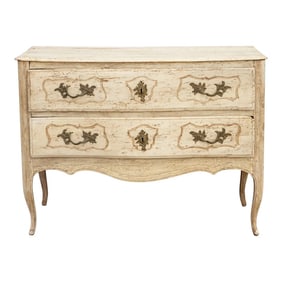 Antique Farmhouse French Bleached Dresser