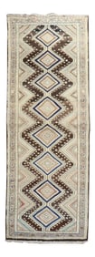 Geometric Vintage Runner, 3'7'' X 9'6''