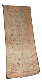 Vintage Moroccan Berber Tribal Faded Rug