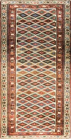 3'2" X 6'6"Antique Northwest, Kurdish Oriental Rug,, #17082
