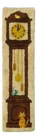 Grandfather Clock Vintage Rug