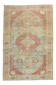Oversize Antique Kashan, 9'2'' X 17'
