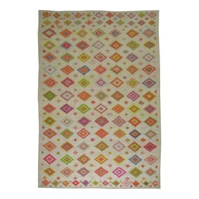 Large Vintage Inspired Shag Rug, 10'4'' X 15'7''