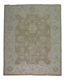 Brown Turkish Rug, 9'4'' X 13'
