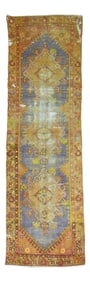 Orange Shabby Chic Runner, 2'7'' X 8'10''