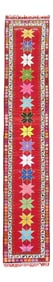 Wild Color Vintage Turkish Runner, 2'7'' X 14'3''