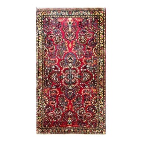 Antique Persian Sarouk Rug