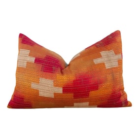 Kashmir Silk Phulkari Pillow