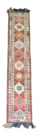 Turkish Anatolian Tribal Runner, 2'7'' X 13'9''