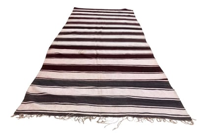 Moroccan Vintage Tribal Kilim Textile, circa 1960