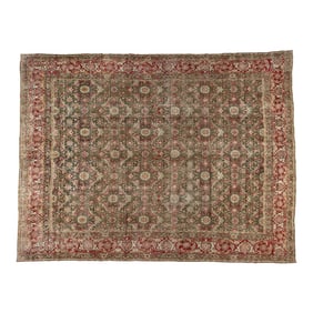 Antique Oversize Mahal Rug, 13'1'' X 17'8''