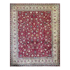 1940s Vintage Persian Tabriz Rug
