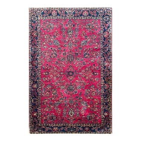 Antique Persian Mohajeran Sarouk Rug