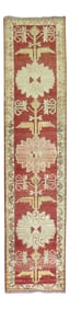 Red Turkish Vintage Runner, 2'10'' X 12'4''