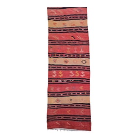 Mid 20th Century Turkish Kilim Runner Rug