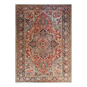 Early 20th Century Antique Persian Heriz/Serapi Rug