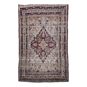 Late 19th Century Kerman Lavar Rug