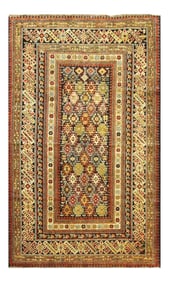 Antique Chichi Caucasian Rug