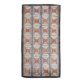 Early 20th Century Hooked Rug Rug