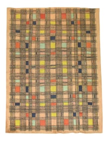 Vintage Zeki Muren Pile Rug - 6'10" X 10'