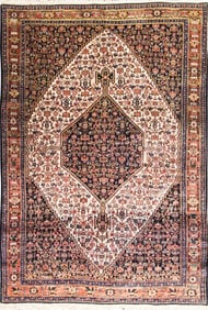 Fine Antique Persian Senneh Rug, C-1900's