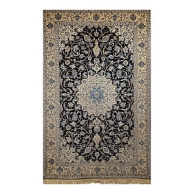 Late 20th Century Nain Habibian Rug