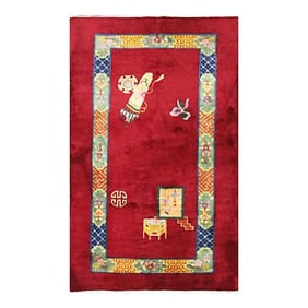 Early 20th Century Antique Art Deco Rug