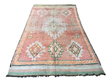 Moroccan Vintage Tribal Rug, 1960
