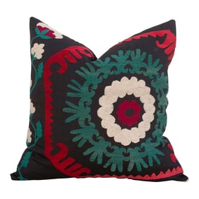 Emerald Sahin Vintage Suzani Pillow