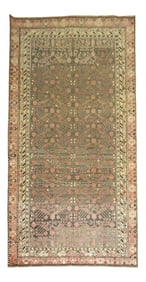 Gray Antique Khotan Rug, 6'7'' X 13'2''