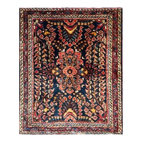 Antique Persian Sarouk Mohajeran Rug