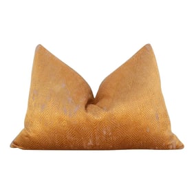 Raw Siena Silk Phulkari Pillow