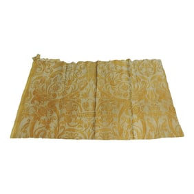 Vintage Gold on Yellow Fortuny Fabric Fragments #3
