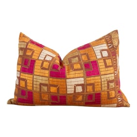 Palash Silk Phulkari Pillow