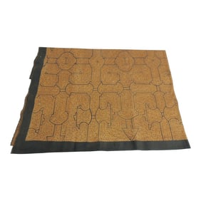 Burnt Orange and Brown Peruvian Textile