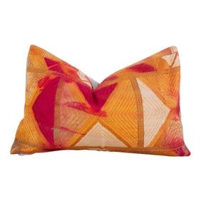 Ambadi Silk Phulkari Pillow
